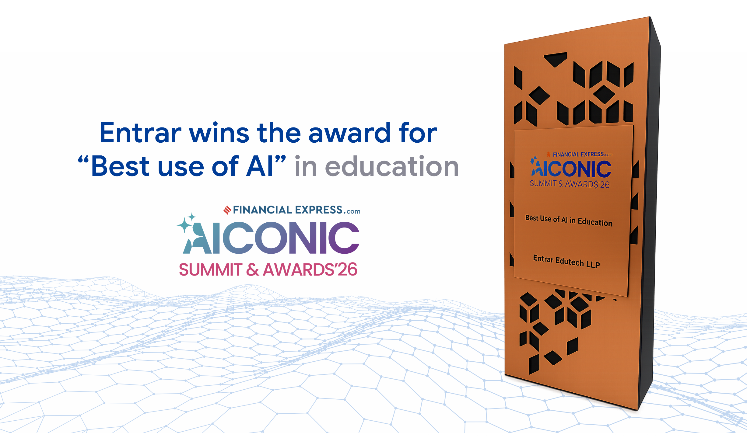 Entrar AICONIC award banner